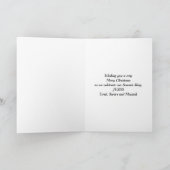 Christelijke kerstfeestdag Kaart (Binnen)