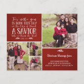 Christelijke kerstfeestfoto (Voorkant)