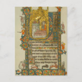 Christelijke kerstkerststal Middeleeuws Briefkaart (Voorkant)
