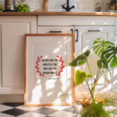 Christelijke kerstmuurkunst Matteüs 5:7 Poster