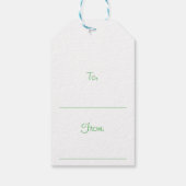 Christelijke kerstscripts cadeaulabel (Achterkant)