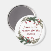 Christelijke kerstscripts magneet (Voorkant / Achterkant)