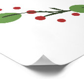 Christelijke kerstscripts poster (Hoek)