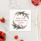 Christelijke kerstscripts servet (Insitu)