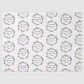 Christelijke kerstscripts tissuepapier (Voorkant)