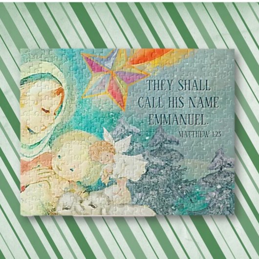 Christelijke kerststal puzzel legpuzzel