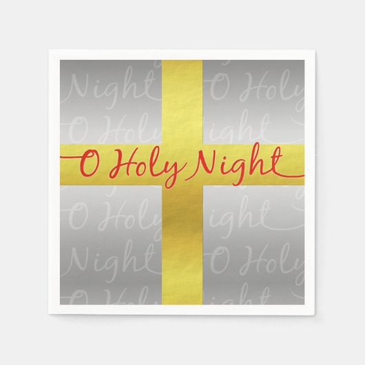 Christelijke kerstviering  religie servetten (Voorkant)