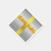 Christelijke kerstviering  religie servetten (Hoek)