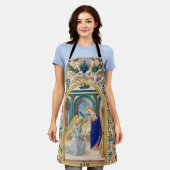 Christelijke kerstviering schort (Gedragen)