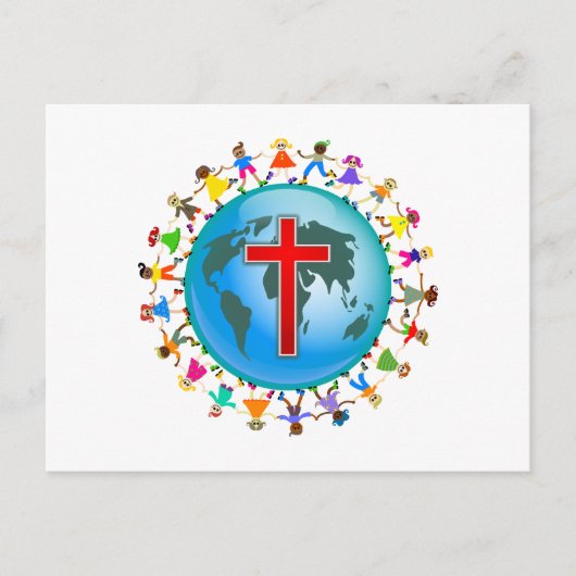 Christelijke Kinderen Briefkaart (Voorkant)