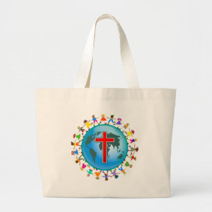 Christelijke Kinderen Grote Tote Bag