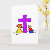 Christelijke Kinderen Kaart (Gele Bloem)