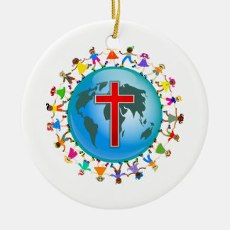 Christelijke Kinderen Keramisch Ornament