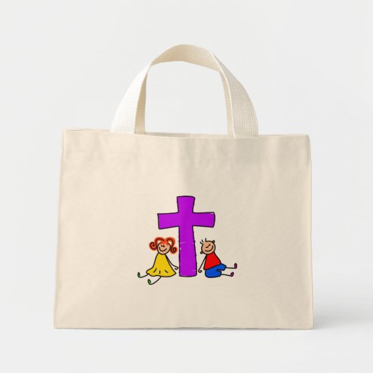 Christelijke Kinderen Mini Tote Bag (Voorkant)