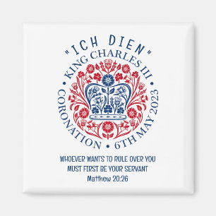 Christelijke KING CHARLES III Coronation Magneet