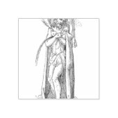 Christelijke klassieke kunst rubberstempel (Afrduk)