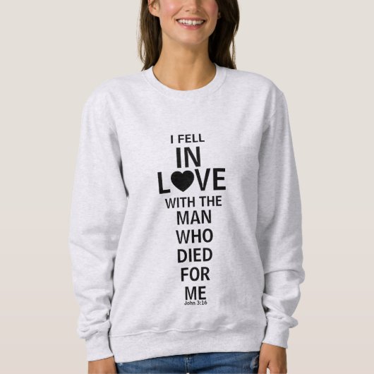 Christelijke kleding voor vrouwen Jezus Sweatshirt (Voorkant)