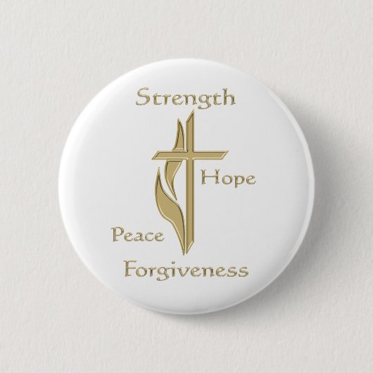 Christelijke knop ronde button 5,7 cm (Voorkant)