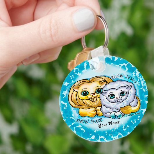 Christelijke Know Jesus Sleutelhanger