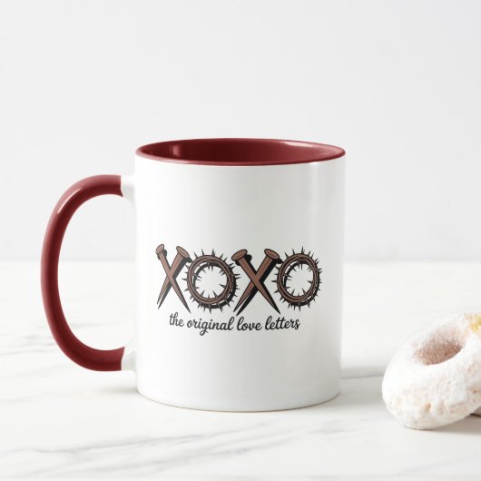 Christelijke koffie-Mok Mok (Met donut)