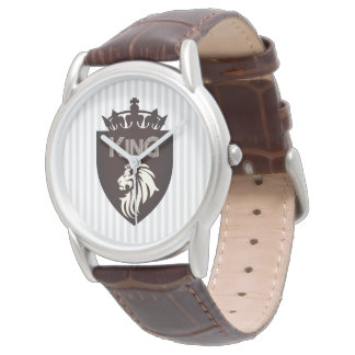 Christelijke koning van Kings Lion Horloge