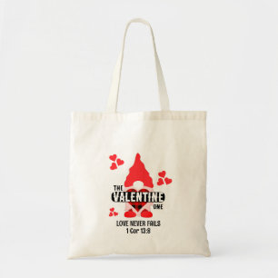 Christelijke Koppels VALENTIJN GNOME Rode Harten Tote Bag