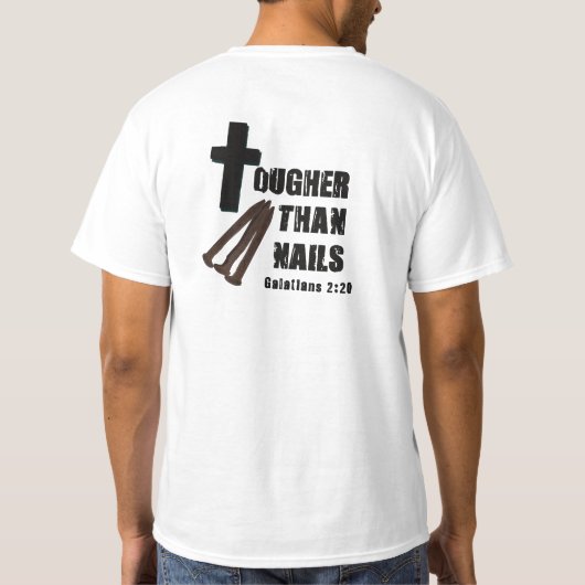 Christelijke krijger t-shirt (Achterkant)
