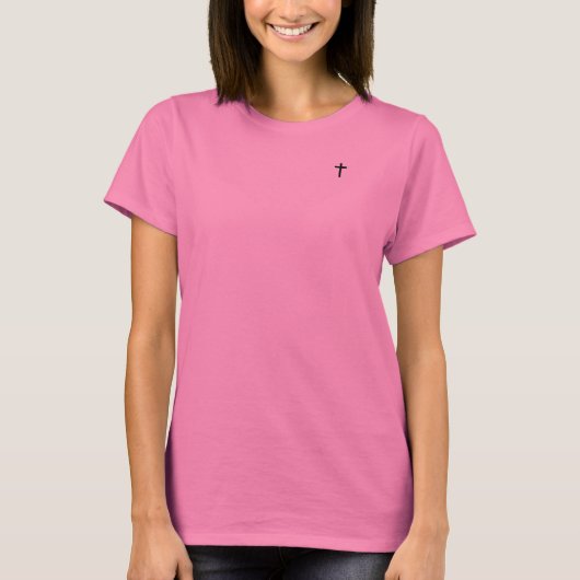 Christelijke kruisdrager met Logo T-shirt (Voorkant)