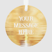 Christelijke kruiskwaliteit ornament (achterkant)