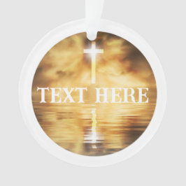 Christelijke kruiskwaliteit ornament