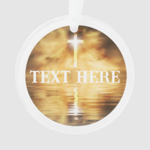 Christelijke kruiskwaliteit ornament