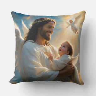 Christelijke kussen Jezus en kind