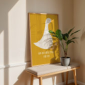 Christelijke kwekerij Decor Gekke Gans Poster