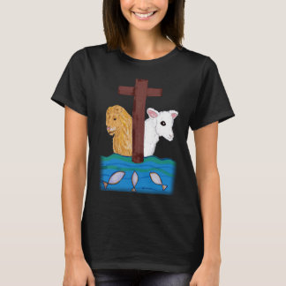 Christelijke leeuw en de lamp t-shirt