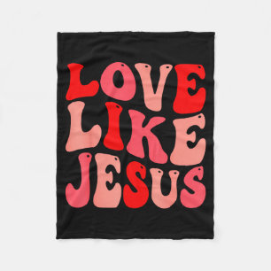 Christelijke liefde zoals Jezus Valentijn Fleece Deken