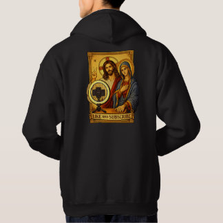 Christelijke Like & Subscribe Iconische Hoodie