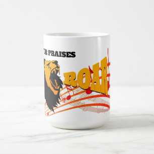 Christelijke LOFZANG ROAR Lion Koffiemok