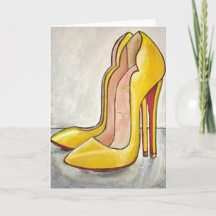 Christelijke Louboutin geel rode onderkant hoge ha Kaart