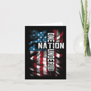 Christelijke mannen één nationale onder God 4 juli Kaart