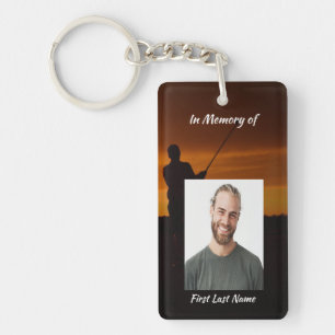 Christelijke Memorial Keepsake Golfer Golfen Sleutelhanger