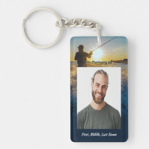 Christelijke Memorial Ocean Fly Vissen Visser Sleutelhanger