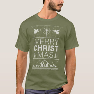 Christelijke met kerstavond t-shirt