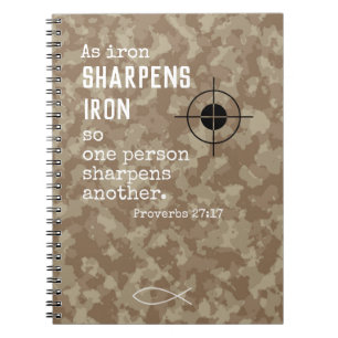 Christelijke militaire cadeaus Camouflauge Notitieboek