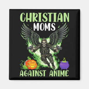 Christelijke moeders tegen anime skelet engelenvle magneet