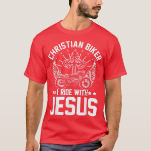 Christelijke motorfiets I LoverRide met Jezus T-shirt