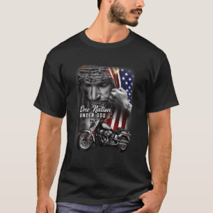 Christelijke motorfietsen met motorfietsen met mot t-shirt