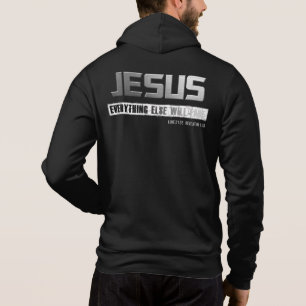 Christelijke naam JESUS Alles anders zal verdwijne Hoodie