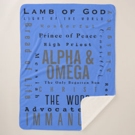 Christelijke namen van God, eenvoudig Sherpa Deken