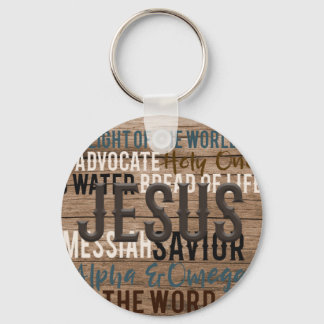 Christelijke namen van Jezus Sleutelhanger