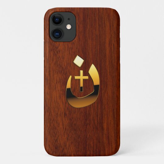 Christelijke Nazarene Solidariteit op Mahogany Sty Case-Mate iPhone Case (Achterkant)